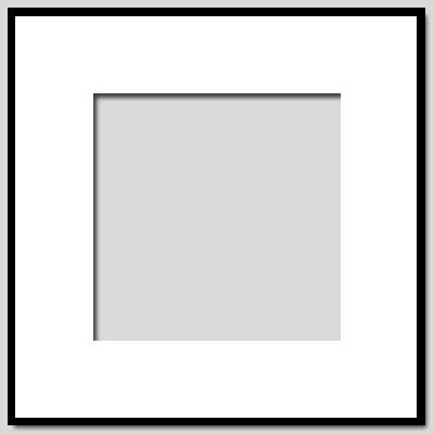 FS17 - 12-1/2x12-1/2 Frame for 8x8 Picture